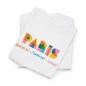 Preview: T-Shirt Damen weiß "Paris" Frankreich Reise Urlaub Städtetrip City Sommer