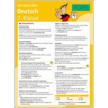 Auf einen Blick - DEUTSCH - 7. Klasse