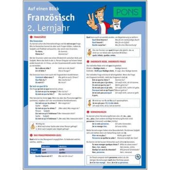 Auf einen Blick - FRANZÖSISCH - 2. Lernjahr