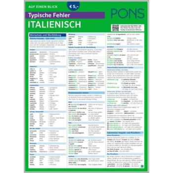 Auf einen Blick - ITALIENISCH - Typische Fehler