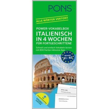 Power-Vokabelbox - Italienisch in 4 Wochen für Fortgeschrittene