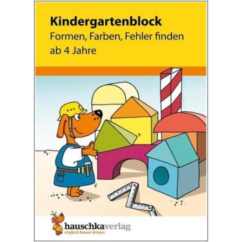Kindergartenblock - Formen, Farben, Fehler finden (ab 4 Jahre)
