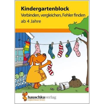 Kindergartenblock - Verbinden, vergleichen, Fehler finden (ab 4 Jahre)
