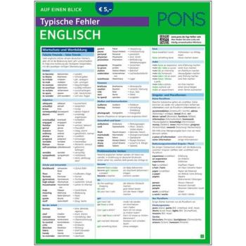 Auf einen Blick - ENGLISCH - Typische Fehler