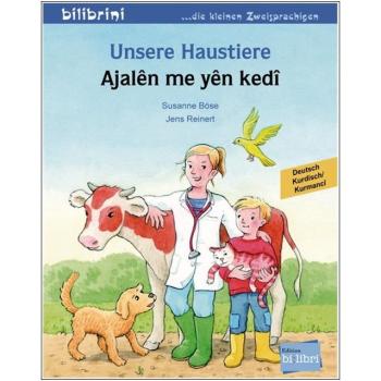 Unsere Haustiere - ein deutsch-kurdisches Bilderbuch ab 2 Jahre