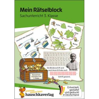 Mein Rätselblock - Sachunterricht 3. Klasse