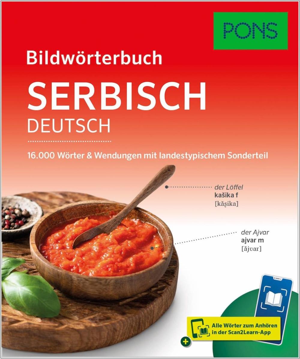 PONS Bildwörterbuch Serbisch - 16.000 Wörter & Wendungen