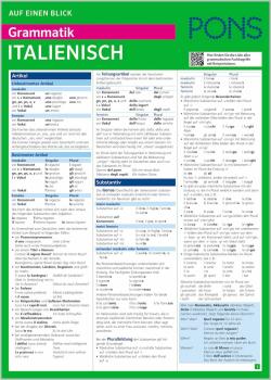 PONS Auf einen Blick Grammatik Italienisch