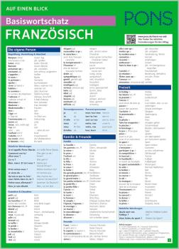 PONS Auf einen Blick Basiswortschatz Französisch