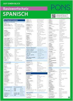 PONS Auf einen Blick Basiswortschatz Spanisch