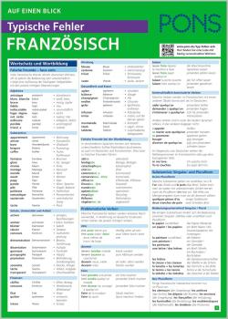 PONS Auf einen Blick Typische Fehler Französisch