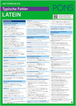PONS Auf einen Blick Typische Fehler Latein