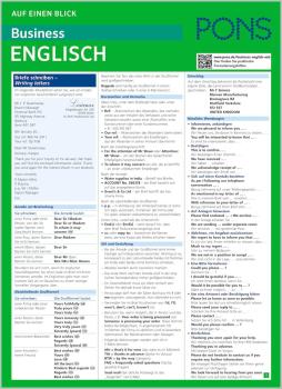 PONS Auf einen Blick Business Englisch
