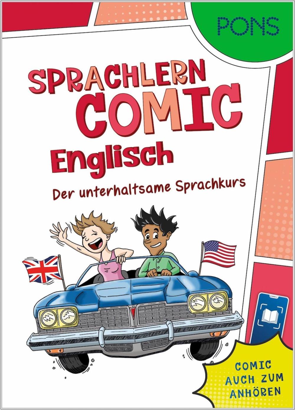 PONS Sprachlern-Comic Englisch - Der unterhaltsame Sprachkurs mit Hörbuch