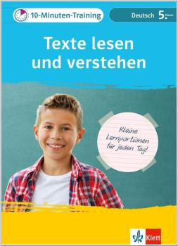 10-Minuten-Training: Texte lesen und verstehen - Deutsch 5. Klasse
