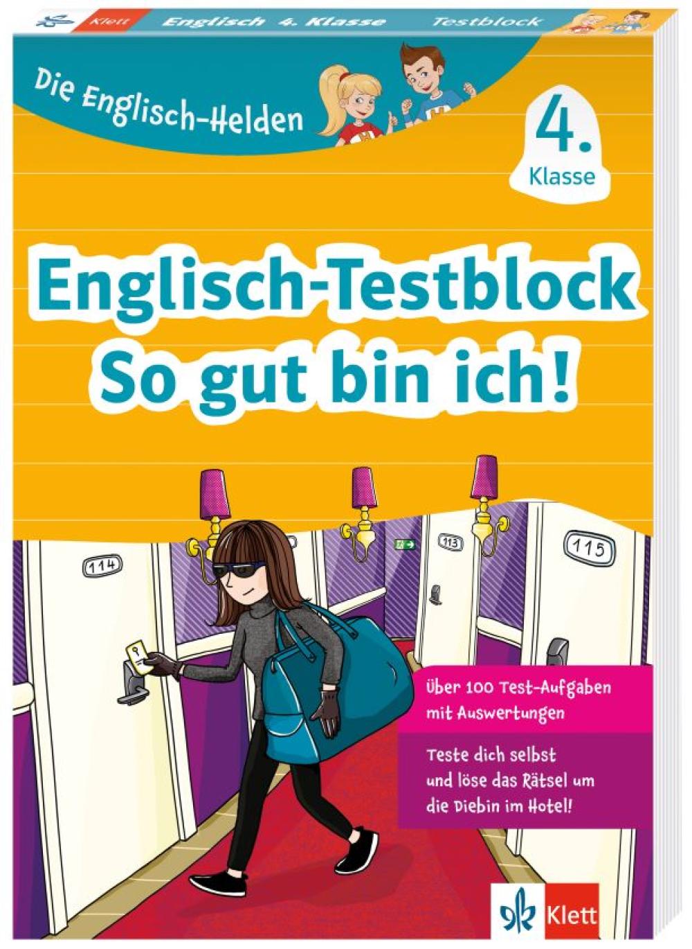 Die Englisch-Helden - So gut bin ich! - Englisch Testblock 4. Klasse