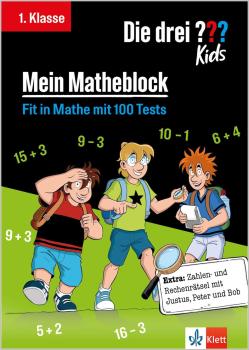 Die drei ??? Kids: Mein Matheblock 1. Klasse