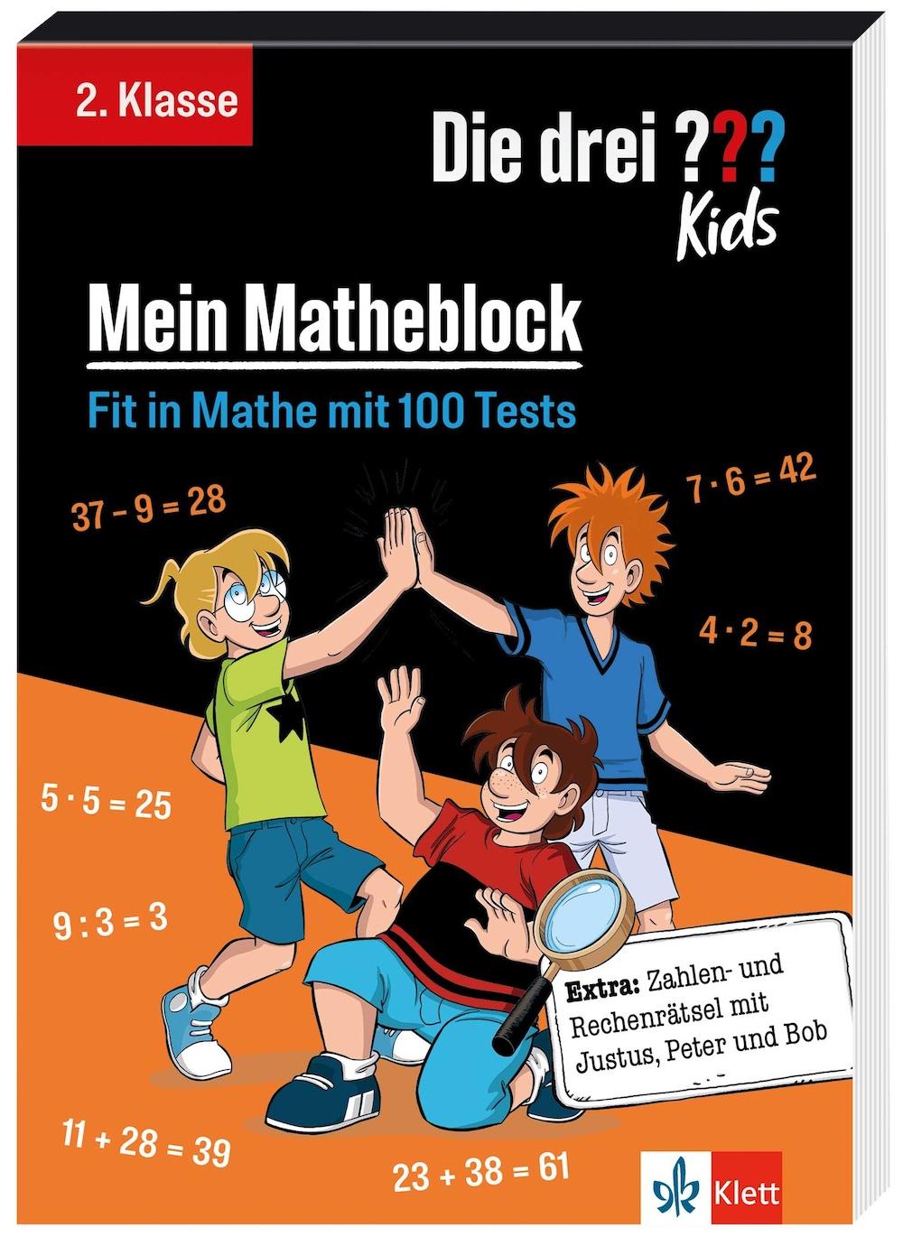Die drei ??? Kids: Mein Matheblock 2. Klasse