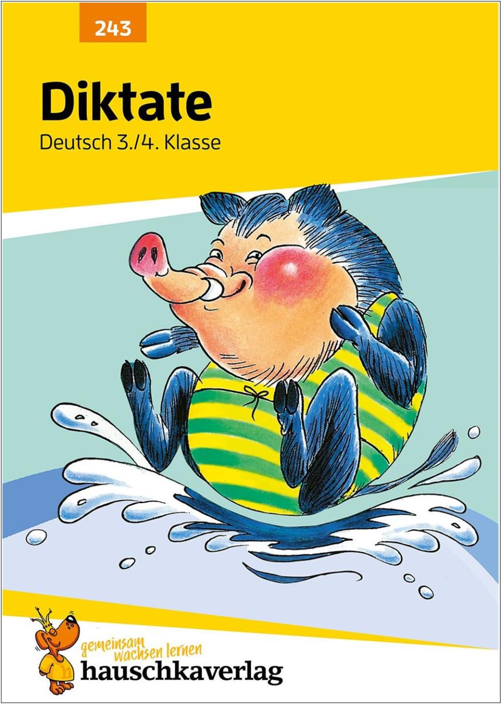 Deutsch Diktate Übungsheft 3./4. Klasse - Richtig schreiben lernen mit Übungen, Erklärungen und Lösungen