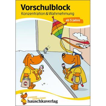 Vorschulblock ab 5 Jahre - Konzentration und Wahrnehmung