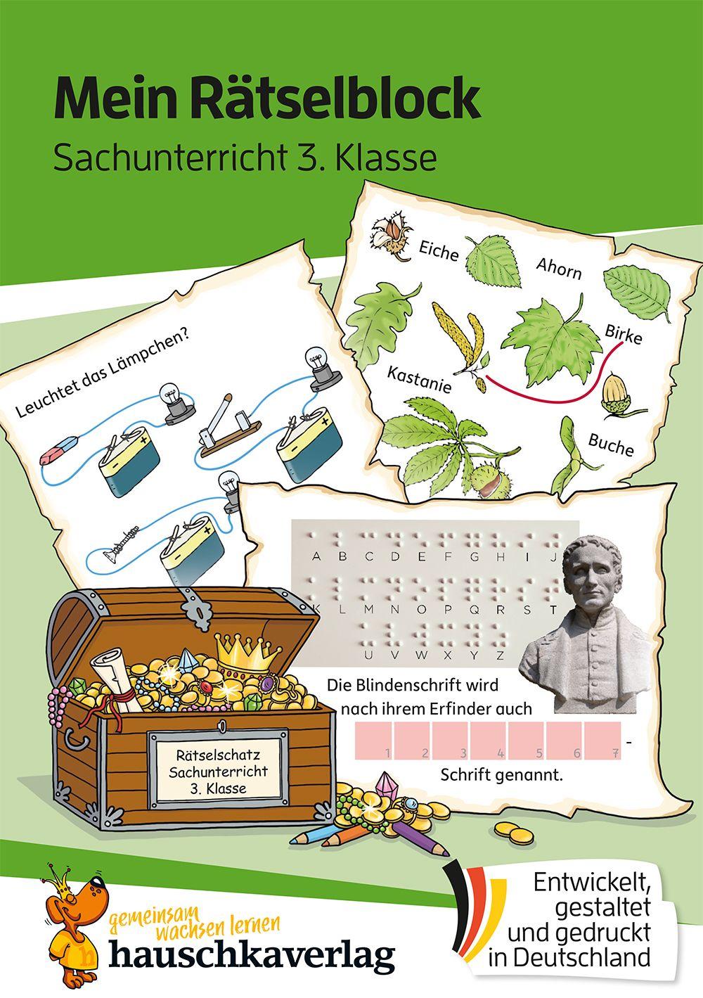 Mein Rätselblock Sachunterricht 3. Klasse - Rätsel für kluge Köpfe