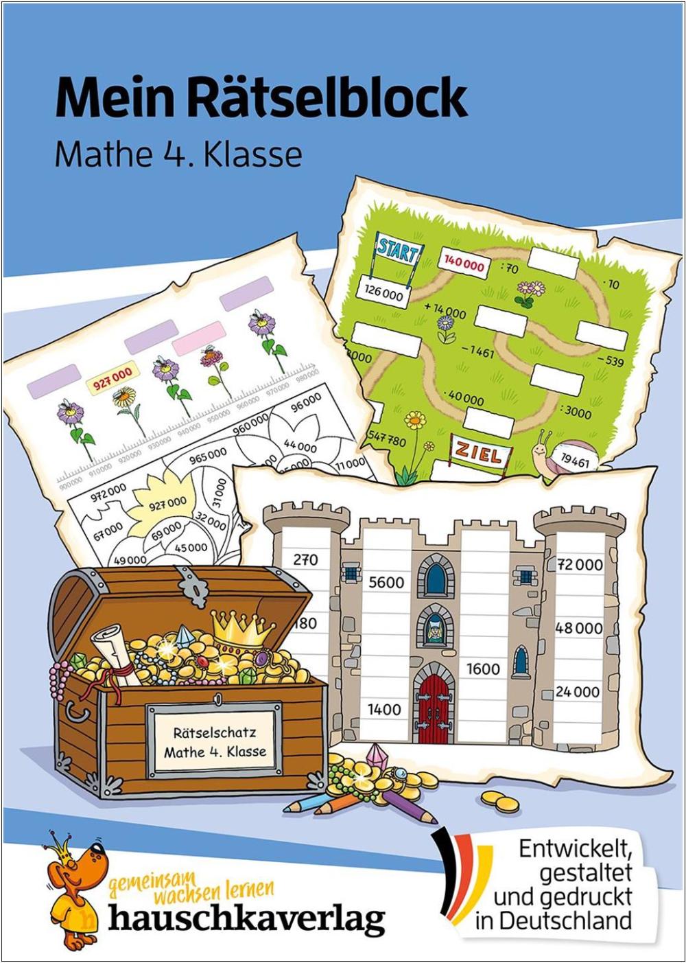 Mein Rätselblock Mathe 4. Klasse - Rätsel für kluge Köpfe