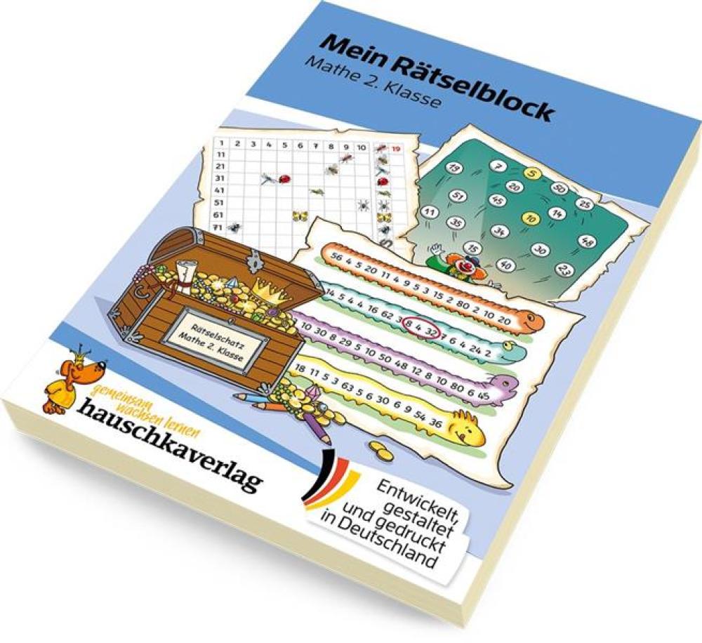 Mein Rätselblock Mathe 2. Klasse - Rätsel für kluge Köpfe