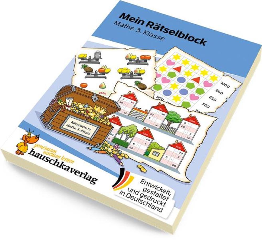 Mein Rätselblock Mathe 3. Klasse - Rätsel für kluge Köpfe