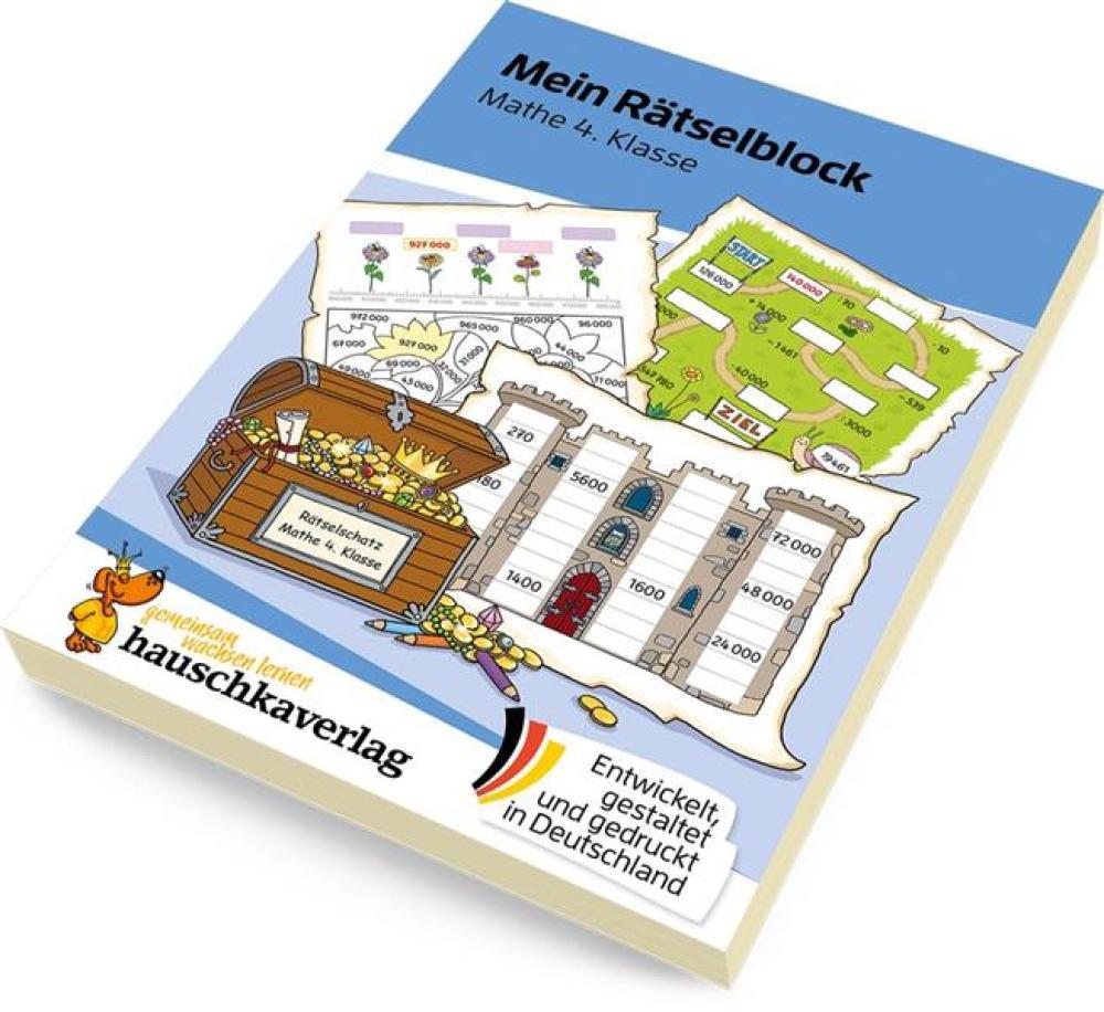 Mein Rätselblock Mathe 4. Klasse - Rätsel für kluge Köpfe