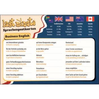 Last-Minute Sprachenpostkarte - Business English