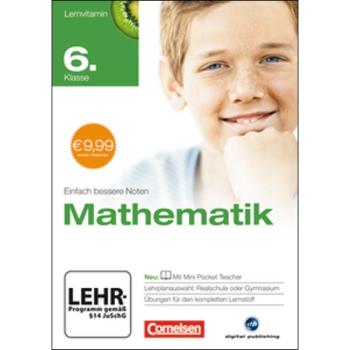 Lernvitamin Mathematik 6. Klasse (PC CD-ROM)