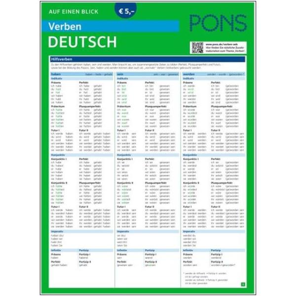 Auf einen Blick - DEUTSCH - Verben