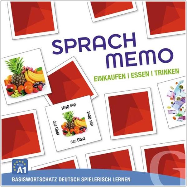 SPRACHMEMO Einkaufen | Essen | Trinken - Sprachspiel Deutsch Grundwortschatz (ab 8 Jahre)