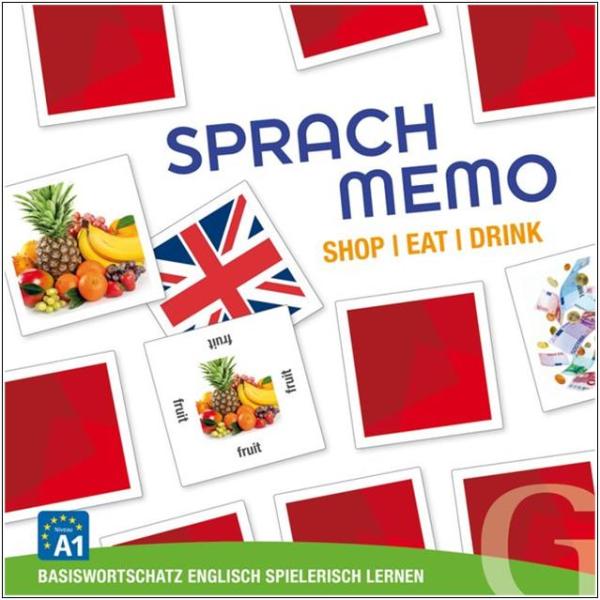 SPRACHMEMO Shop Eat Drink - Sprachspiel Englisch Grundwortschatz (ab 8 Jahre)
