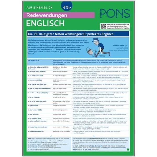 Auf einen Blick - ENGLISCH - Redewendungen
