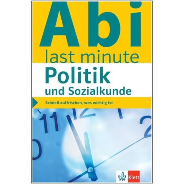 Abi Last Minute - Politik und Sozialkunde
