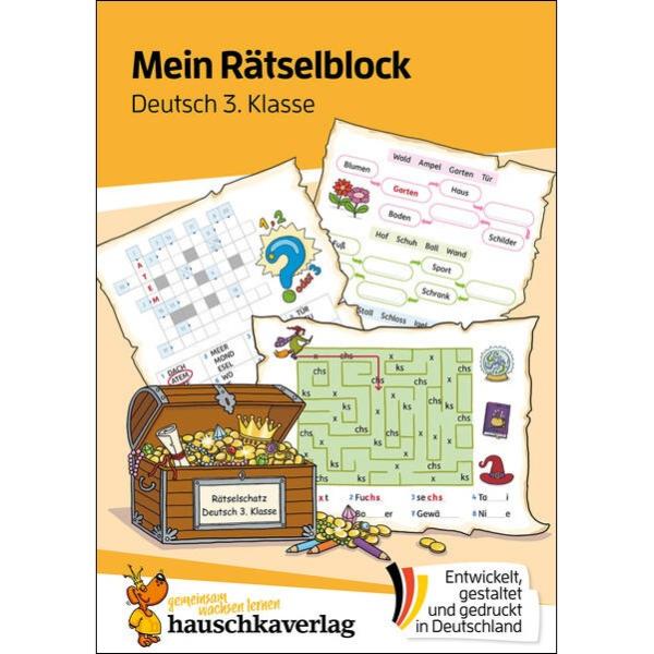 Mein Rätselblock - Deutsch 3. Klasse