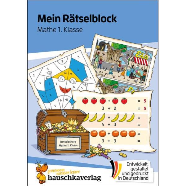 Mein Rätselblock - Mathe 1. Klasse