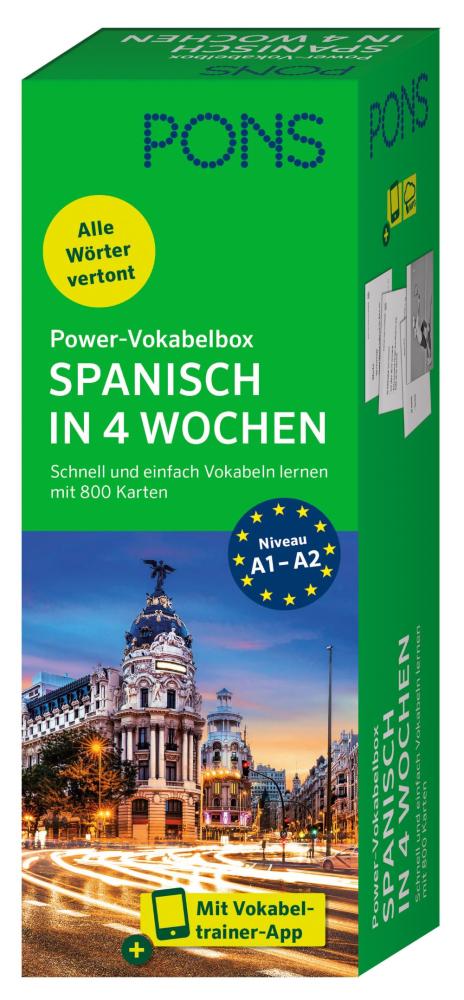 Power-Vokabelbox - Spanisch in 4 Wochen