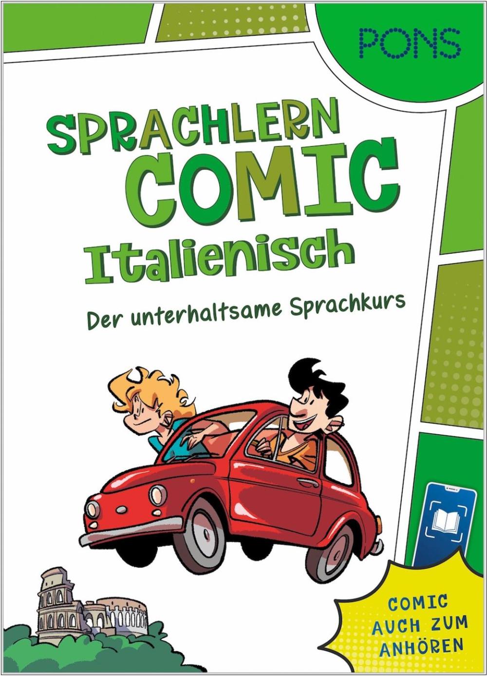 PONS Sprachlern-Comic Italienisch - Der unterhaltsame Sprachkurs mit Hörbuch