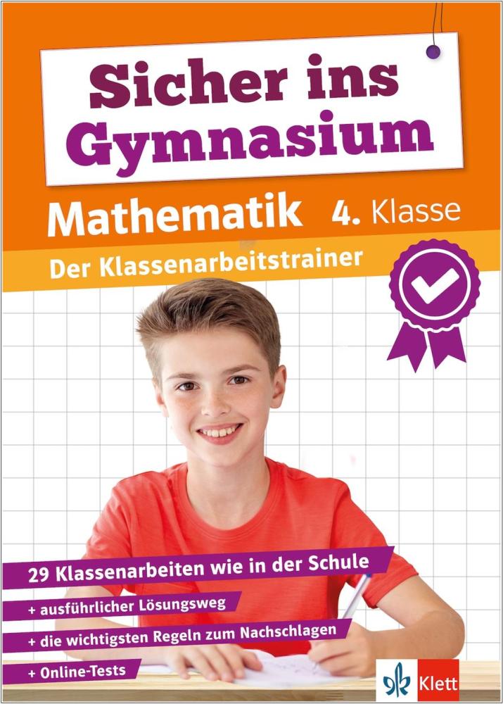 Sicher ins Gymnasium - Mathematik 4. Klasse - Der Klassenarbeitstrainer