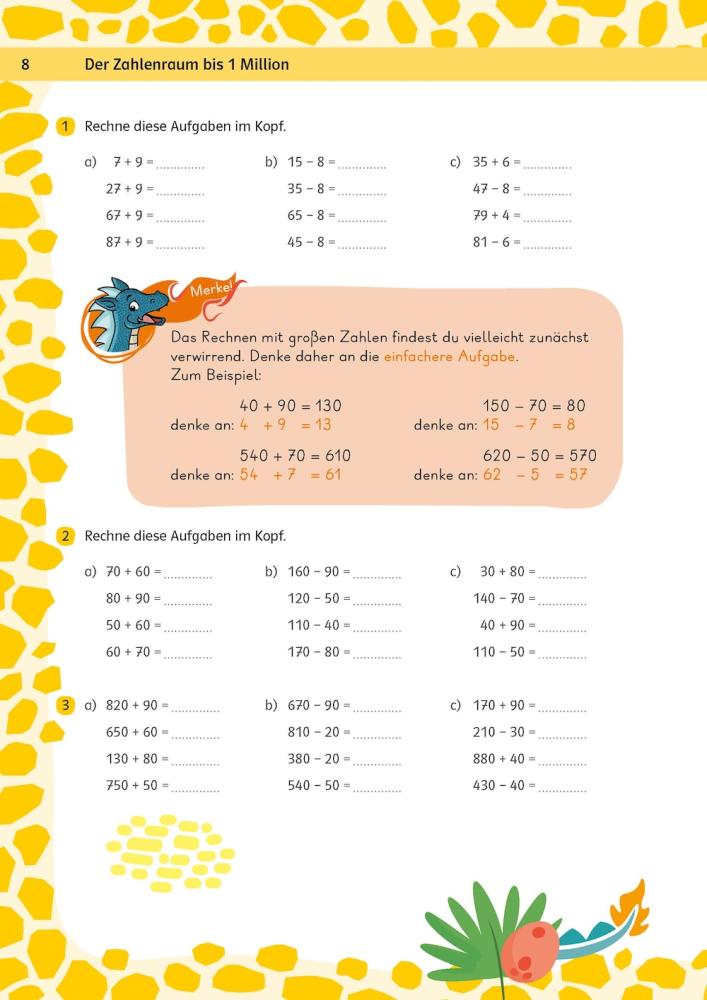 Das große Trainingsbuch Mathe 4. Klasse