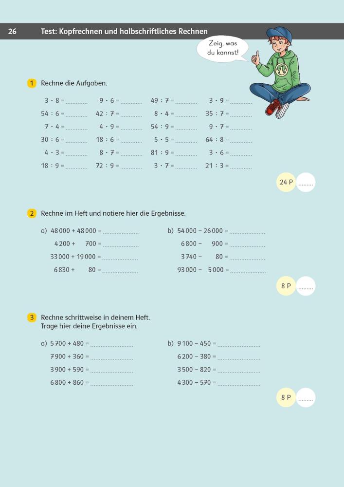 Das große Trainingsbuch Mathe 4. Klasse