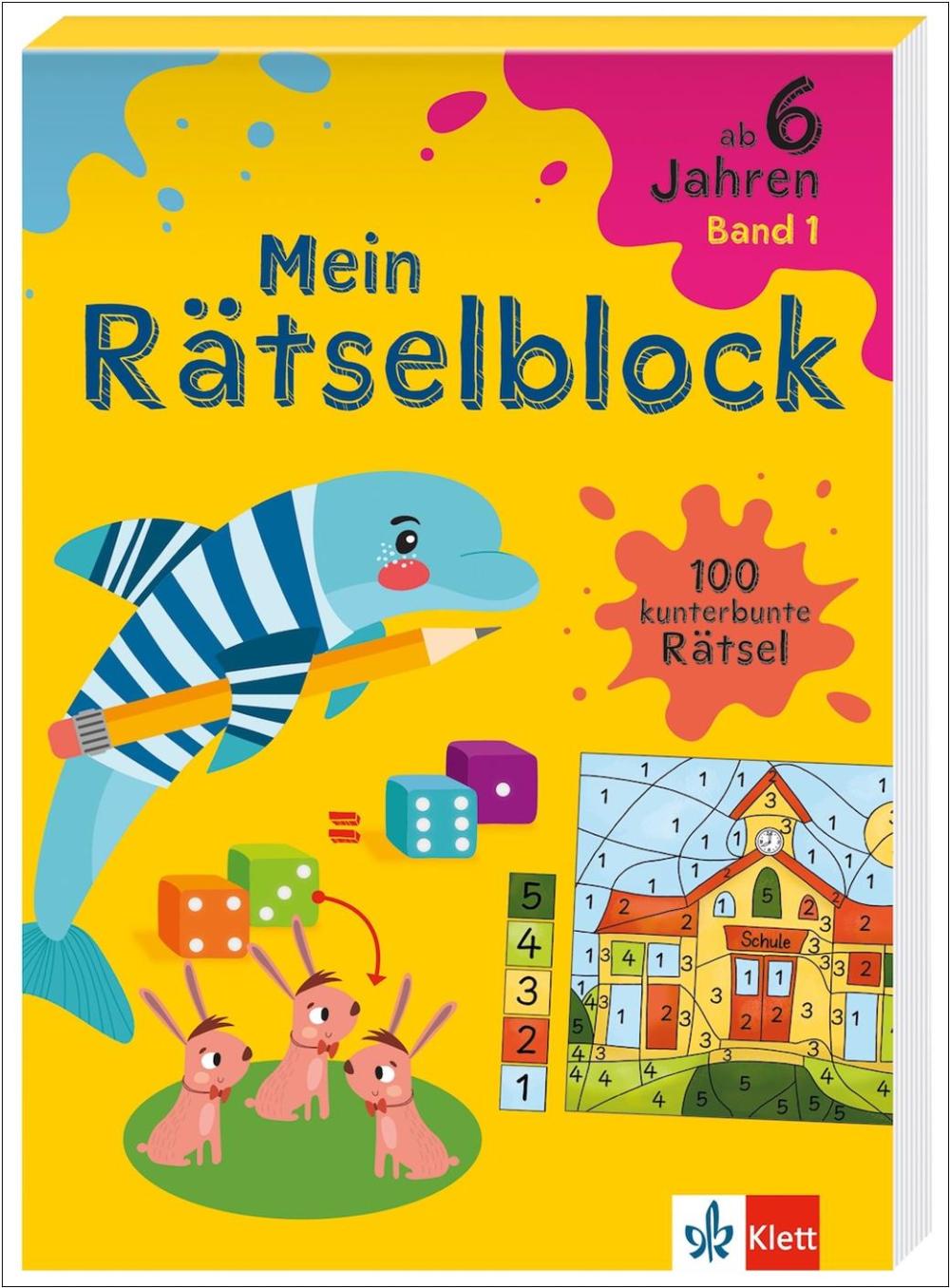 Mein Rätselblock ab 6 Jahren Band 1 - 100 kunterbunte Rätsel