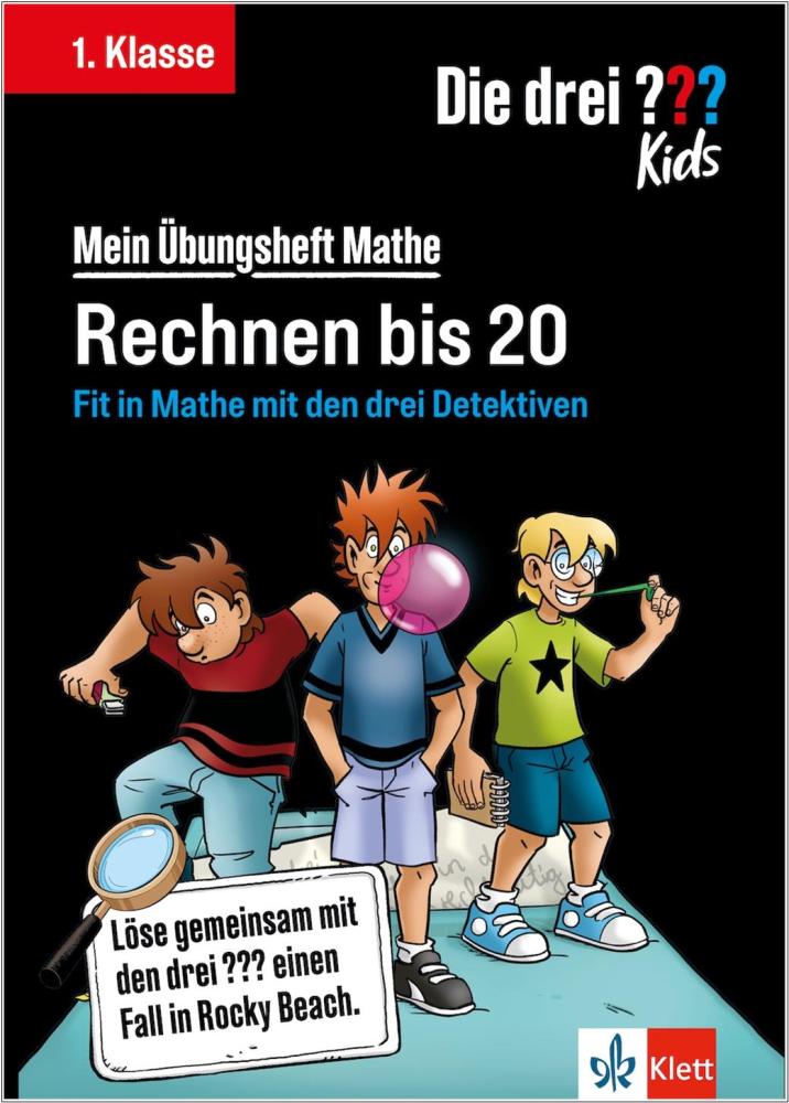 Die drei ??? Kids: Mein Übungsheft Mathe 1. Klasse - Rechnen bis 20