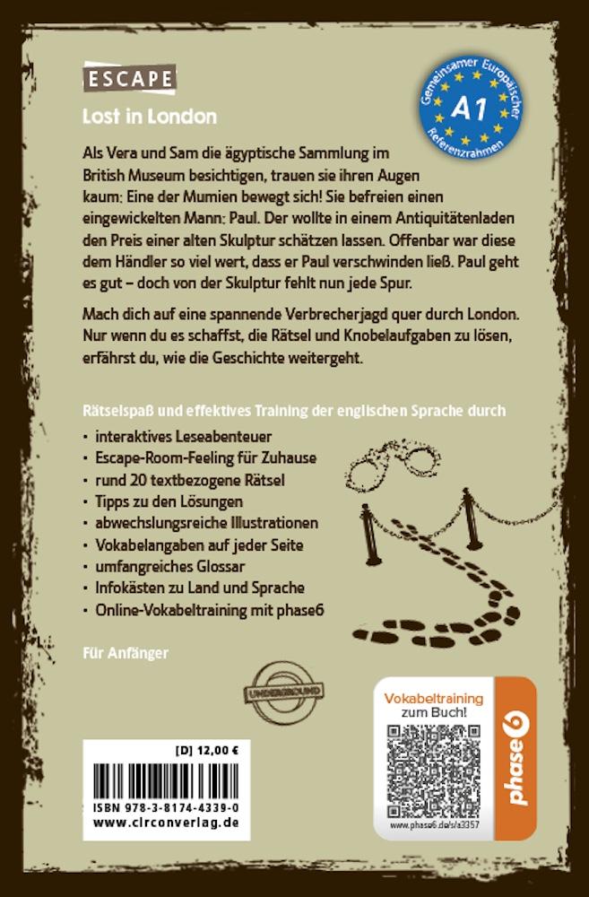 Lost in London - Rätseln, knobeln, Englisch lernen A1