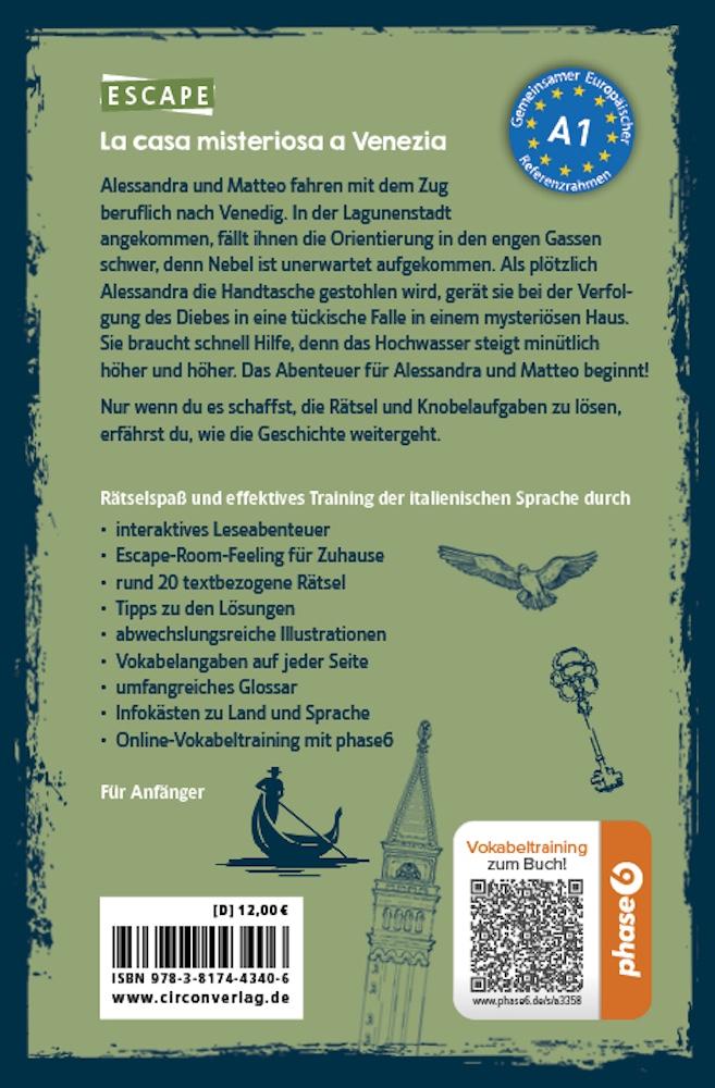 La casa misteriosa a Venezia - Rätseln, knobeln, Italienisch lernen A1