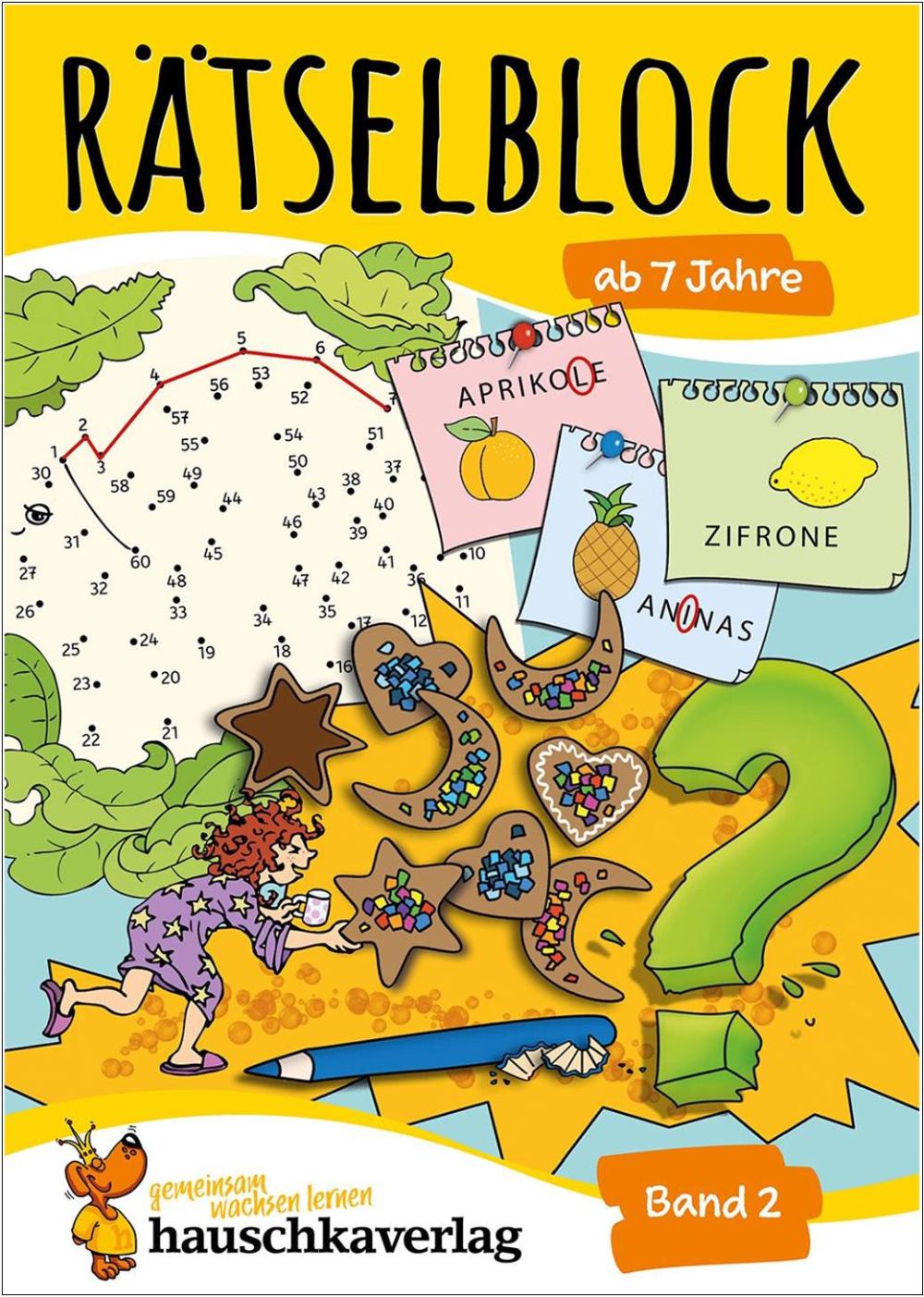 Rätselblock ab 7 Jahre (Band 2) - Bunter Rätselspaß für Kinder