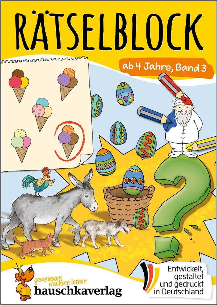 Rätselblock - ab 4 Jahre (Band 3)