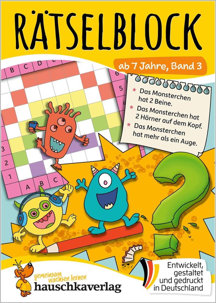 Rätselblock - ab 7 Jahre (Band 3)